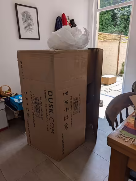 Photo of free Large sturdy cardboard box (S11 near Endcliffe park) #1