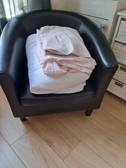 Photo of free Mattress topper double plus 1 double and 1 single fitted she (Old Swan L13) #1