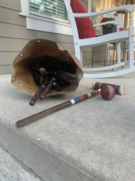 Photo of free Croquet game and tennis rackets (Western Springs) #1
