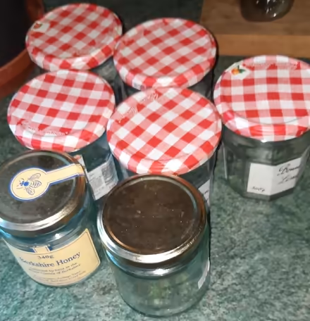Photo of free Empty jam and honey jars (Woodley RG6) #1