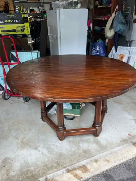Photo of free 62” round table (Franklin area) #1
