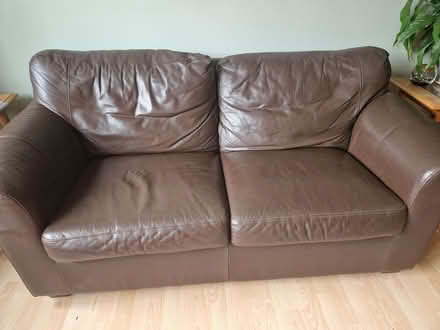 Photo of free Leather sofa (Buxted TN22) #1
