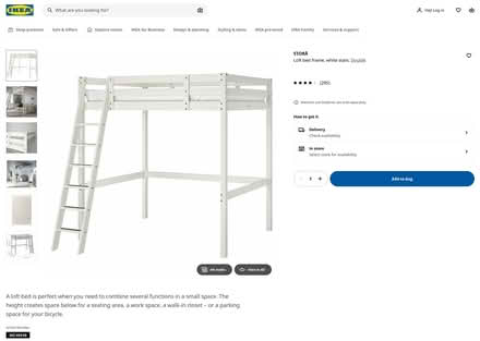 Photo of free Ikea STORÅ Loft Bed Frame (Herndon near Route 7 & SR 286) #3