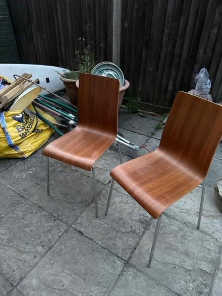 Photo of free Dining room chairs (Leigh) #1