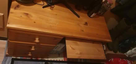 Photo of free Dressing Table/ Computer Desk Pine. (Worlds End SW10) #2