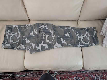 Photo of free Ripped Mens Camo Cargo pants (Lakeview, close to Bayshore) #2