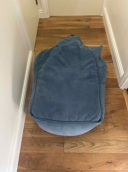 Photo of free Blue bean bag (Cemetery Hill MK41) #1