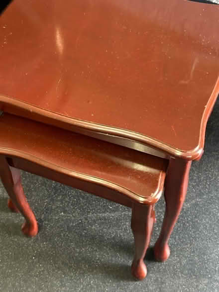 Photo of free 2 mahogany side tables (HX2) #1