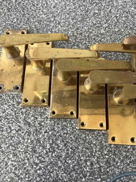 Photo of free Brass Coloured Door Handles (BN3) #2