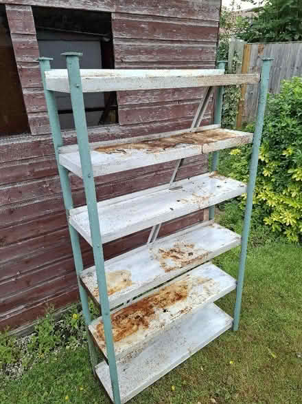 Photo of free Metal garage 6 shelves (Lane Head WA3) #1
