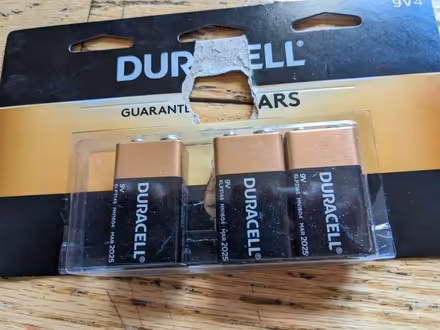 Photo of free 9-volt batteries (S of Ypsi) #1