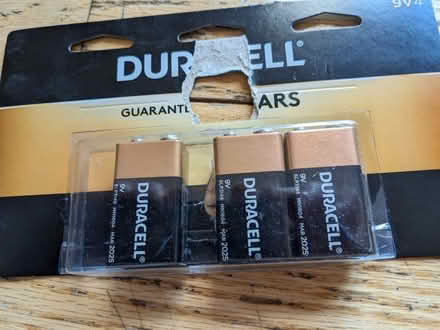 Photo of free 9-volt batteries (S of Ypsi) #1