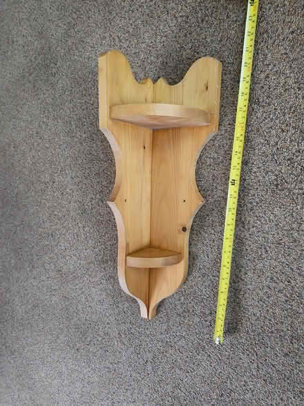 Photo of free Small Wood Corner Shelf (DE22 3AD) #1
