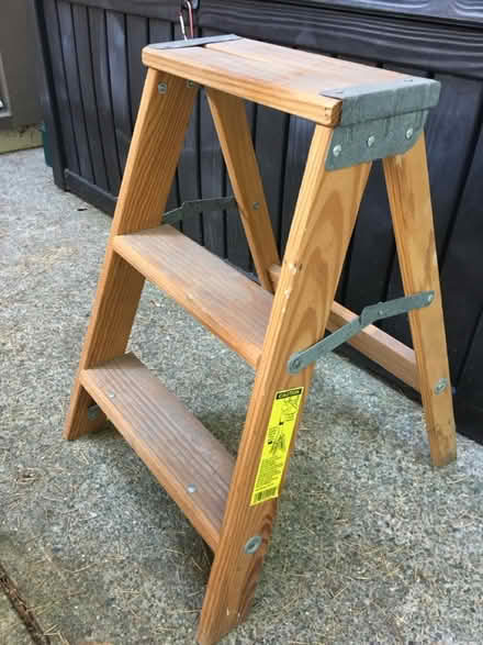 Photo of free Small Wooden Stepladder (North Walnut Creek) #1