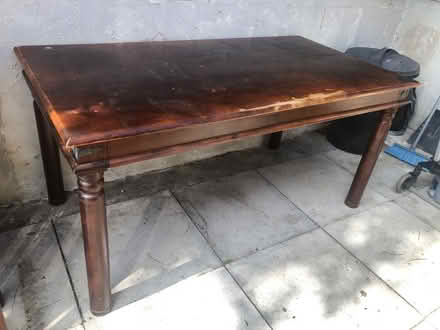 Photo of free Solid pine dining table and chairs (Leeds, LS8) #1