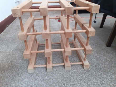 Photo of free Wooden wine rack. (Bordon GU35) #1