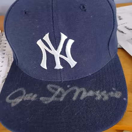 Photo of free "Signed" Joe Dimaggio baseball cap (Bradford on Avon) #1