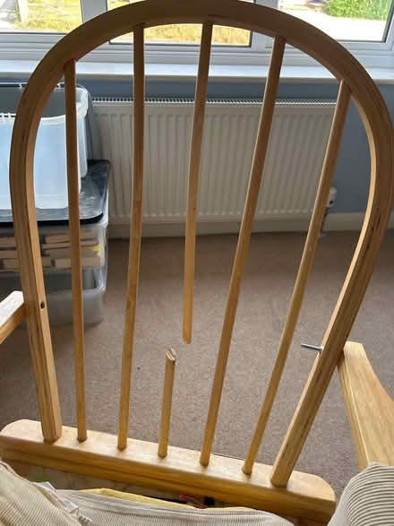 Photo of free Old and battered nursing chair (Lambridge) #2