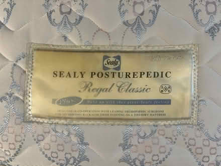 Photo of free Double Sealy Posturepedic Mattress (Southwold OX26) #2