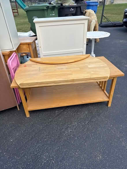Photo of free Wood coffee table (Swedesboro - Gen Arthur elem) #1