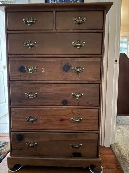 Photo of free 7 drawer dresser, wallshelf (Close to downtown St Pete) #2