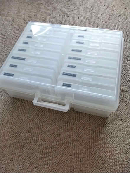 Photo of free Carry handle storage box - 16 boxes inside (Allerton L18) #4