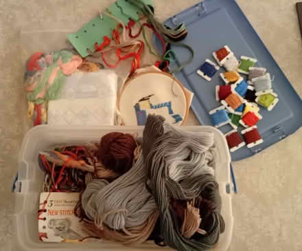 Photo of free Cross stitch threads (Garden City OX5) #1