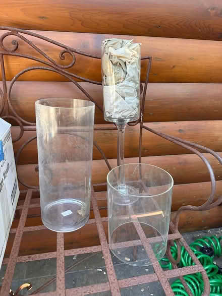 Photo of free glass candle holders (Los Gatos Mountains) #1