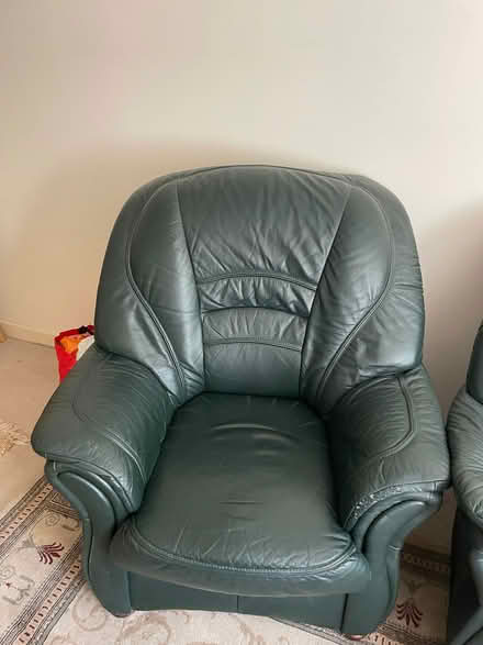 Photo of free Faux leather armchairs (Eastbourne BN20) #2