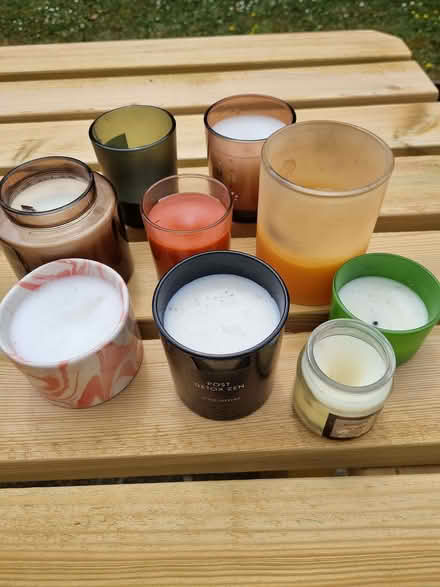 Photo of free Candle wax & jars/containers for making new candles (East Blatchington BN25) #1