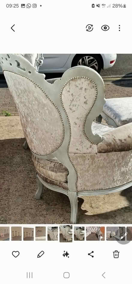 Photo of free Pair french armchairs & stool etc (NW2) #4