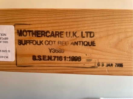 Photo of free Cot bed (Urmston M41) #3