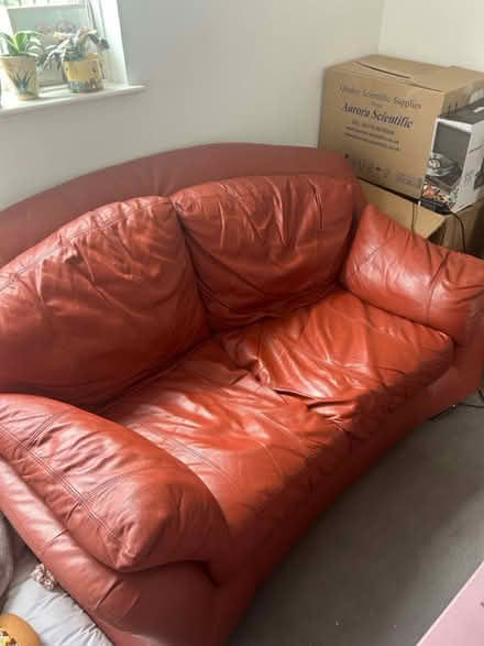 Photo of free Red sofa (Hulme M15) #1