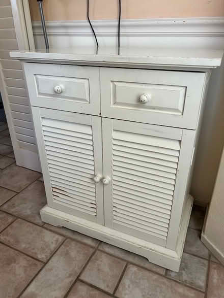 Photo of free small white cabinet with drawers (San Ramon, near Market Place) #1