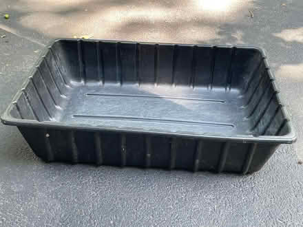 Photo of free MORTAR PAN Large Black Plastic Tray (Laytonsville) #1