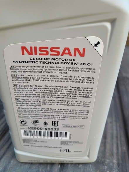 Photo of free Nissan car oil (Fareham PO15) #2