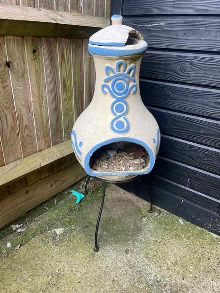 Photo of free Outdoor clay fire pit (Wood Green N22) #3