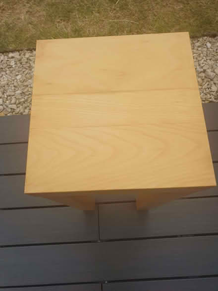Photo of free Tall wooden side table / telephone table (Galmington TA1) #2