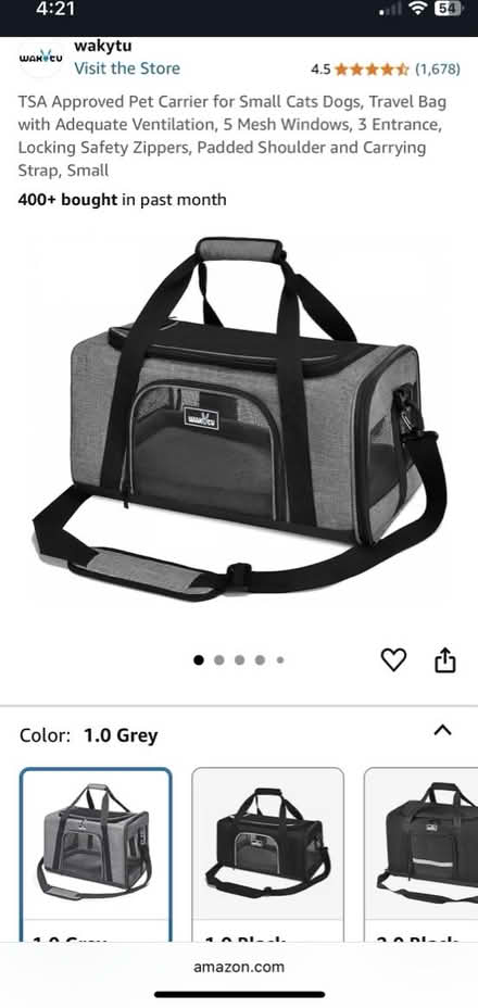 Photo of free Small cat carrier (dtla) #2