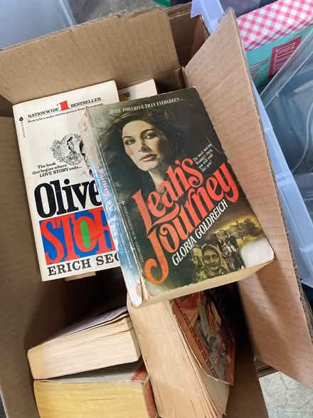 Photo of free Paperback novels (Foothill Boulevard Cupertino) #1