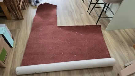 Photo of free Red carpet offcut (New Bradwell MK13) #1