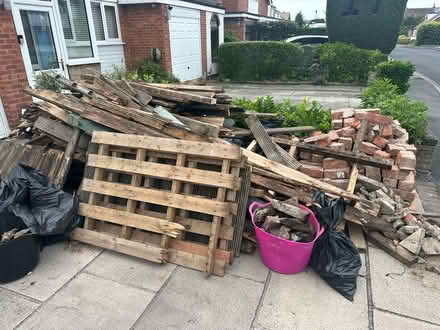 Photo of free firewood and bricks (Formby L37) #1