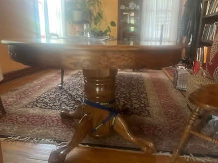 Photo of free RoundDining table & 3 chairs (Maplewood, NJ (Hilton )) #1