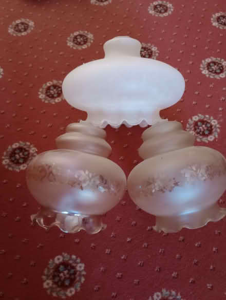 Photo of free 3 Glass pendant lampshades (Maldon CM9) #1