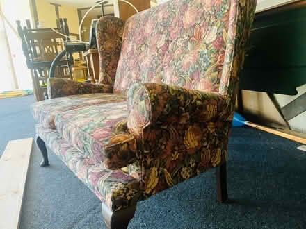 Photo of free Floral sofa ( two chairs if (Stanton harcourt, OX29) #3
