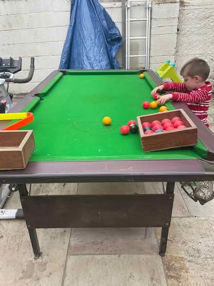 Photo of free Folding snooker table (Ballyfermot) #2