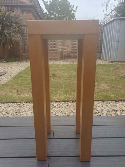 Photo of free Tall wooden side table / telephone table (Galmington TA1) #1