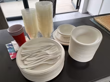 Photo of free Disposable plates, bowls, glasses (Milton-under-Wychwood OX7) #1