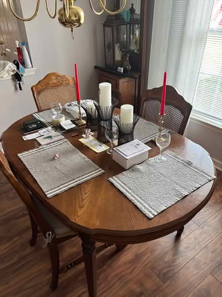 Photo of free Dining room table and 6 chairs (Mars, PA. ADAMS RIDGE 16046) #1