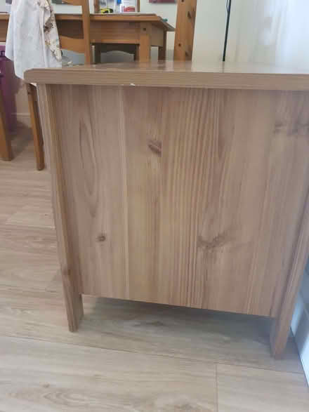 Photo of free Wood veneer TV unit with shelf and drawer (Galmington TA1) #3